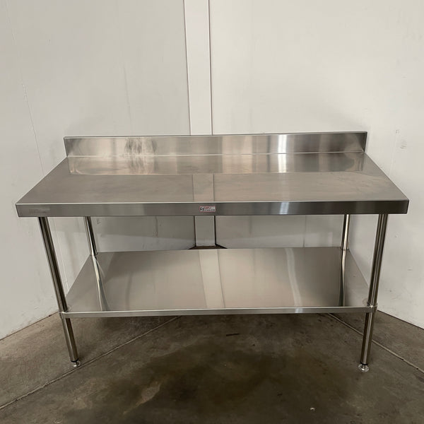 Simply Stainless SS02.6.1500 Stainless Steel Bench with Splashback