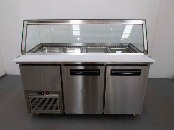 FED PG150FA-YG Sandwich Prep Fridge