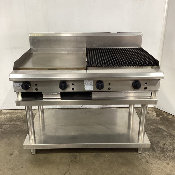 Luus CS-6P6C Griddle/Char Grill Combo