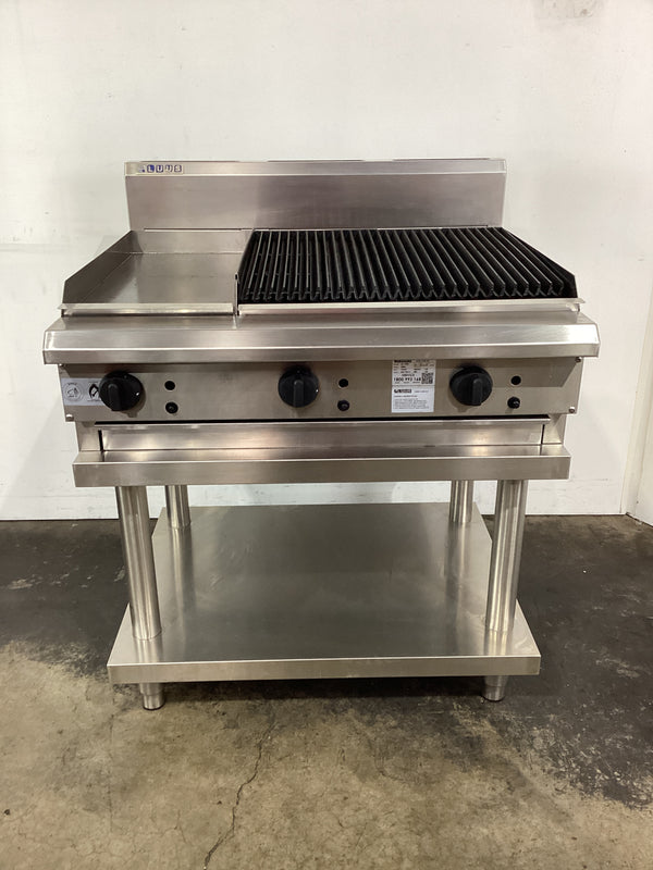 Luus CS-3P6C Griddle/Char Grill Combo