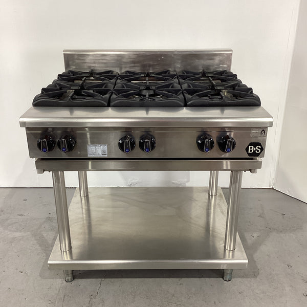 B&S BT-SB6 6 Burner Cooktop