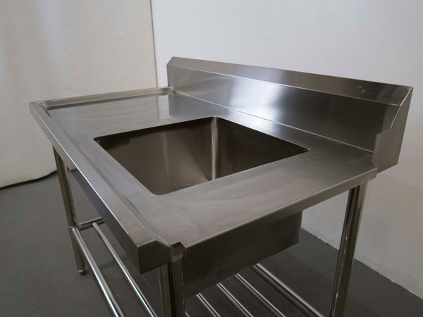 Stainless Steel Inlet Bench with Sink