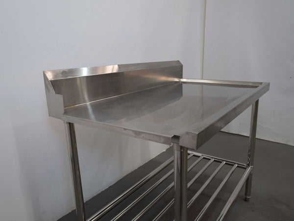 Stainless Steel Outlet Bench with Splashback