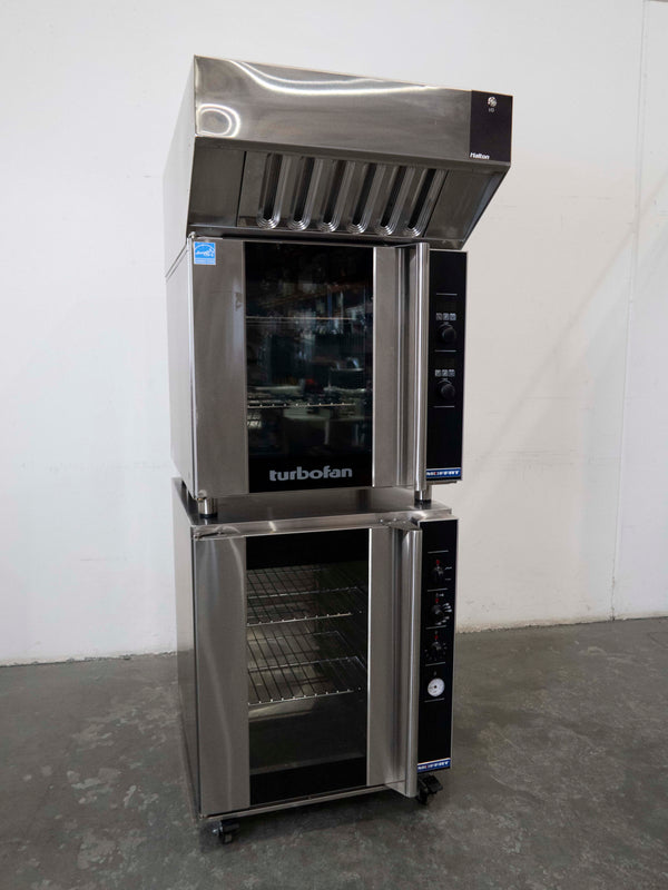 Turbofan E32D4/VH32/P8M Convection Oven with Ventless Condensing Hood + Electric Prover