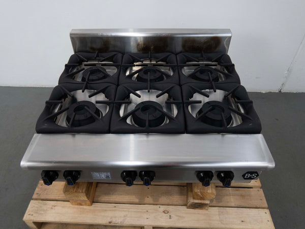 B&S BT-SB6 6 Burner Cooktop