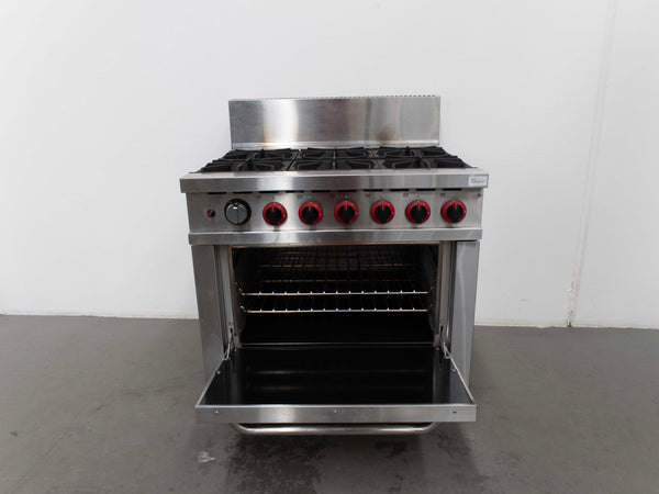 Gasmax GBS6TS 6 Burner Range Oven