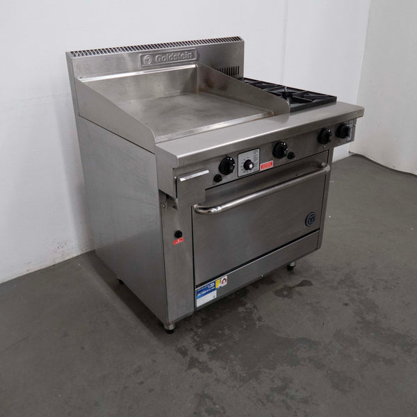 Goldstein PF24G228 2 Burner Range Oven + 2 Burner Griddle