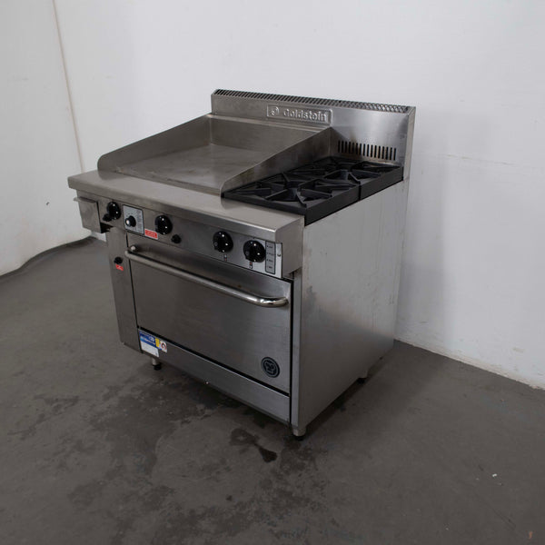 Goldstein PF24G228 2 Burner Range Oven + 2 Burner Griddle