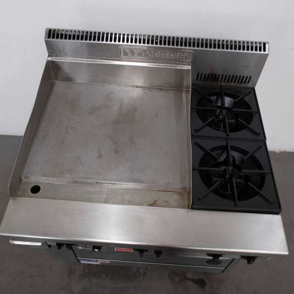 Goldstein PF24G228 2 Burner Range Oven + 2 Burner Griddle