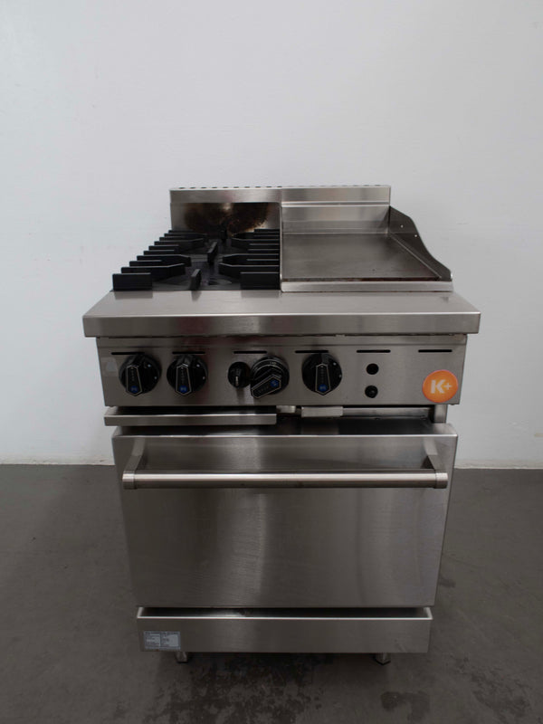 B+S KOV-SB2-GRP3 2 Burner Oven + Griddle