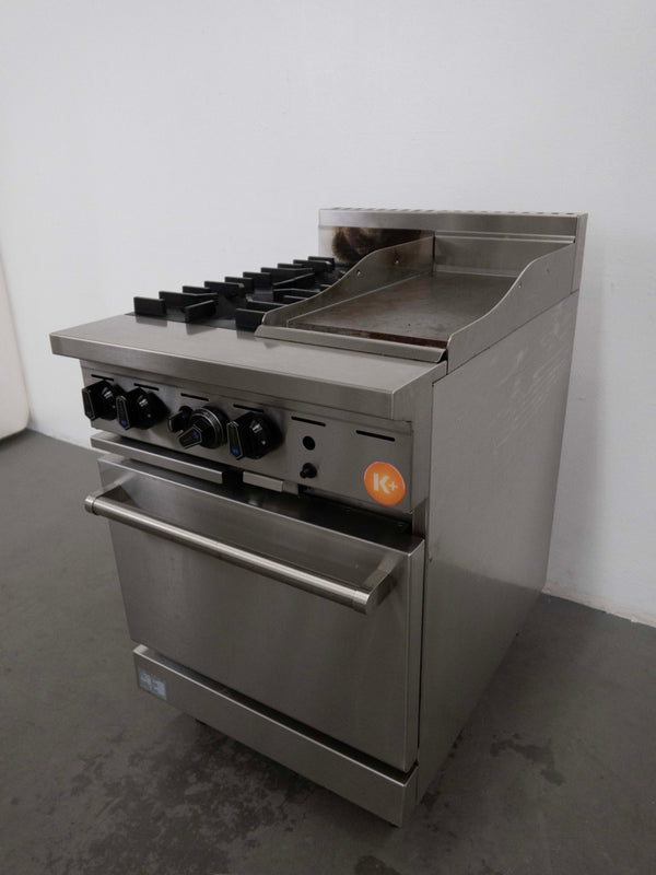 B+S KOV-SB2-GRP3 2 Burner Oven + Griddle