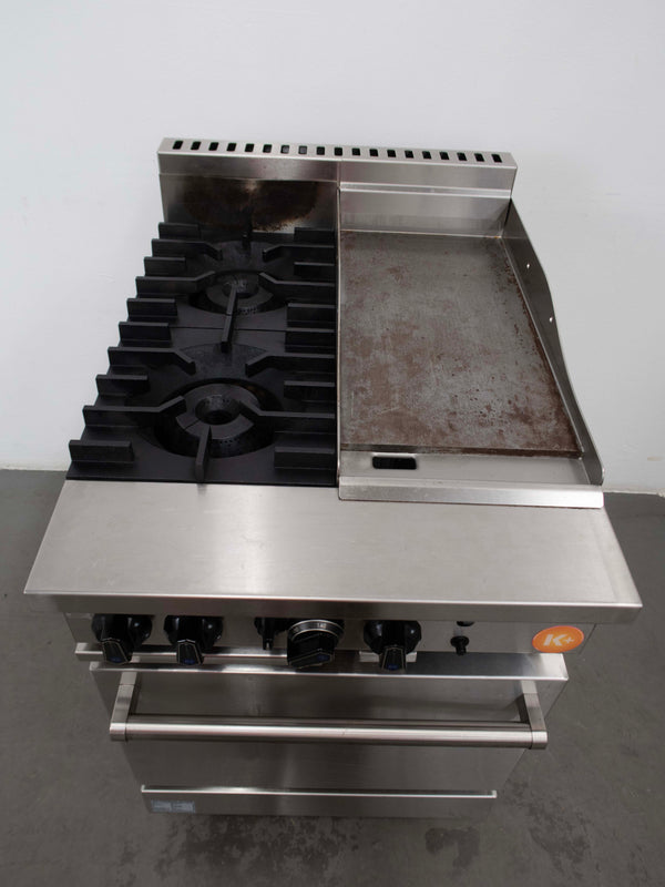 B+S KOV-SB2-GRP3 2 Burner Oven + Griddle