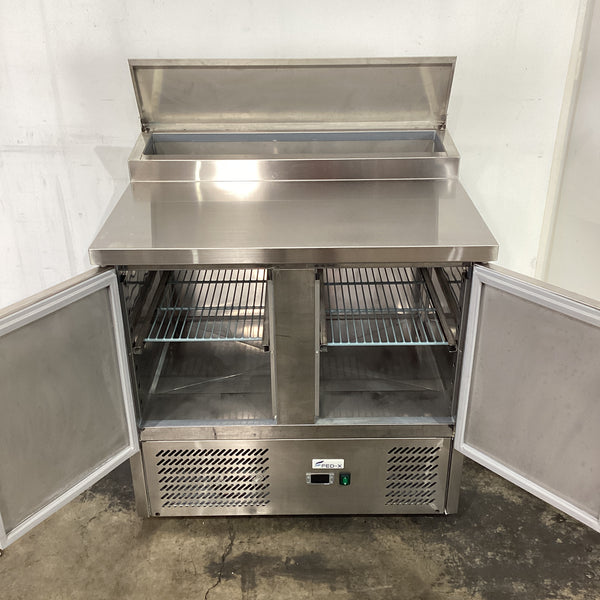 FED-X XGNS900D Two Door Salad Prep Fridge