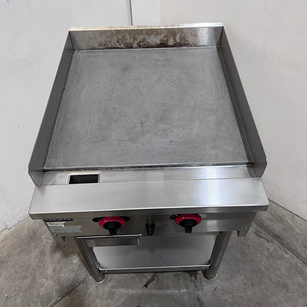 Federal RGT-24E 2 Burner Griddle + Stand
