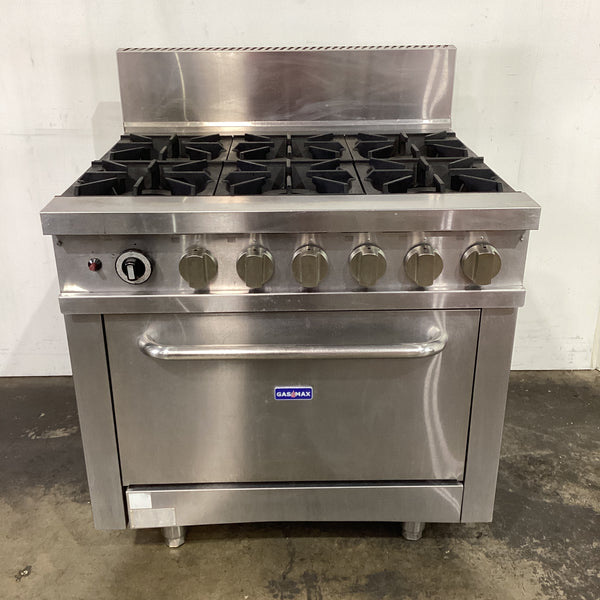 Gasmax GBS6TS 6 Burner Range Oven