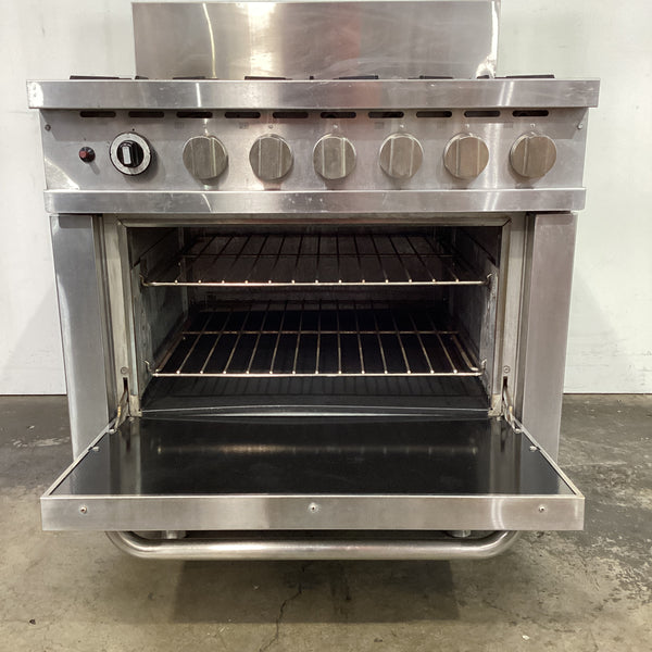 Gasmax GBS6TS 6 Burner Range Oven