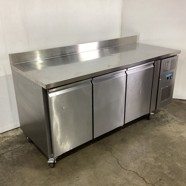 Polar DL915-A 3 Door Workbench Fridge
