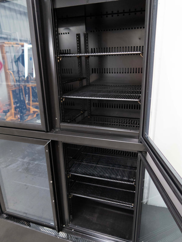 Skope RCB1350 6 x 1/2 Glass Door Upright Fridge