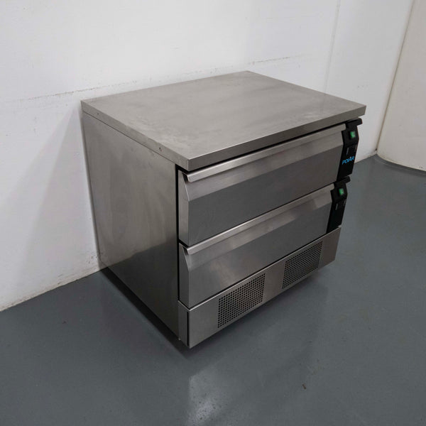 Polar DA996-A 2 Drawer Counter Fridge Freezer