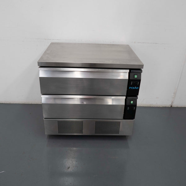 Polar DA996-A 2 Drawer Counter Fridge Freezer