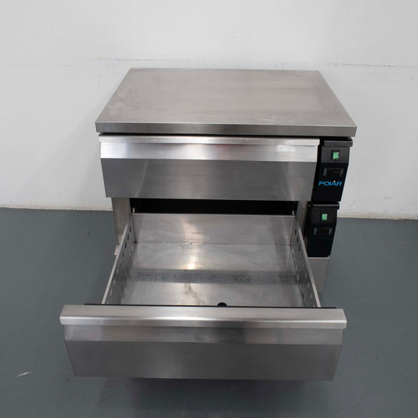 Polar DA996-A 2 Drawer Counter Fridge Freezer