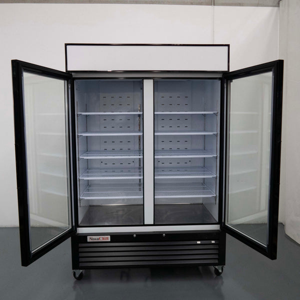 Novachill SM1300GF Upright Display Fridge
