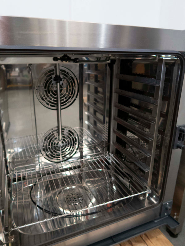 Unox XEVC-0711-EPRM Combi Oven + XEVC-0711-CLM Slowtop Oven with Stands