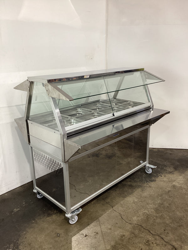 Roband E24 Heated Display with Stand + Sneeze Guards