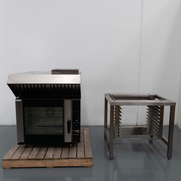 Hobart CME6 Combi Oven with Hood + Stand