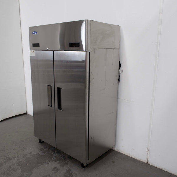 Atosa YBF9239GR 2 Solid Door Upright Fridge/Freezer Combo