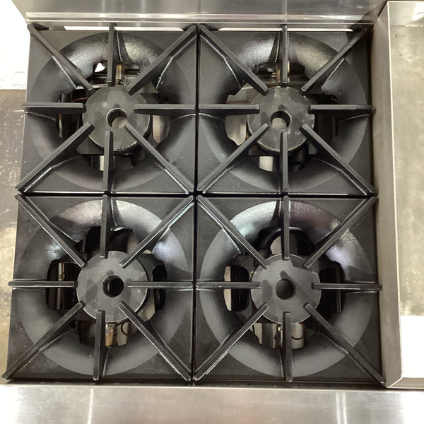 Trueheat RCT9-4-3G Open Burner Griddle with Stand