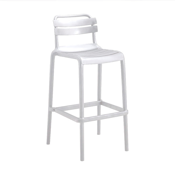 Alba Outdoor Resin Bar Stool