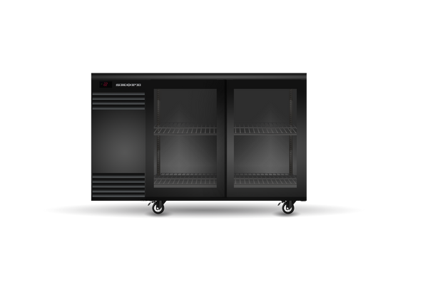 SKOPE BackBar BB.2.GSL - Two Glass Sliding Door Fridge