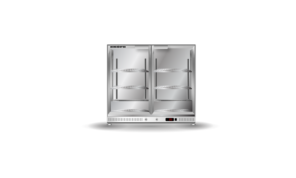 SKOPE BC.2.GSW - Two Glass Door Bar Cooler