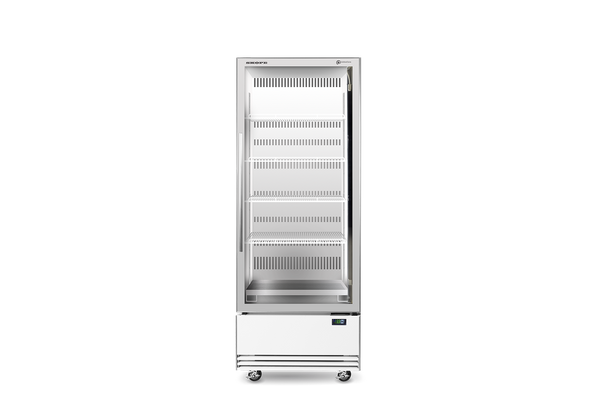 Skope BME600N-A Single Glass Door Upright Fridge