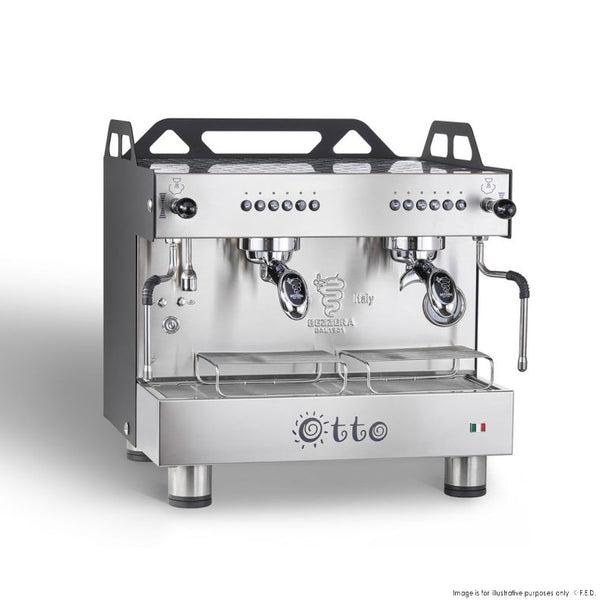 Bezzera Otto Black - Compact 2 Group Coffee Machine