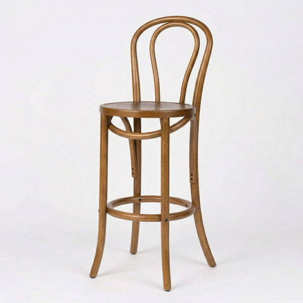 Bentwood Timber Bar Stool