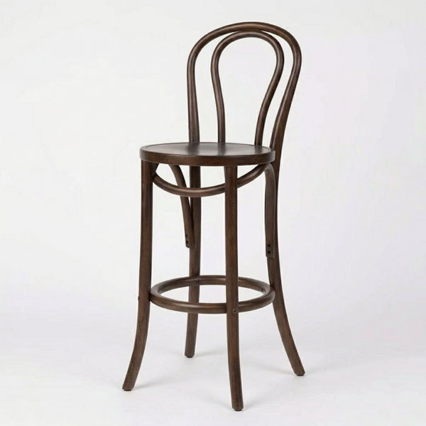 Bentwood Timber Bar Stool