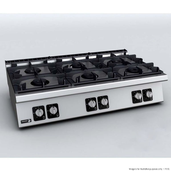 Fagor C-G760H - 6 Burner Cook Top