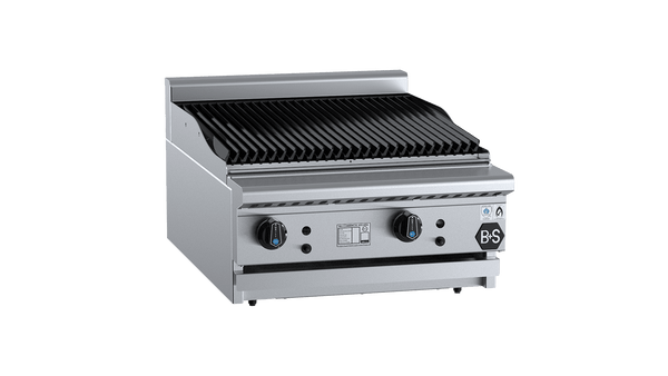 B+S Black CBR-6BM - Bench Mounted Char Broiler