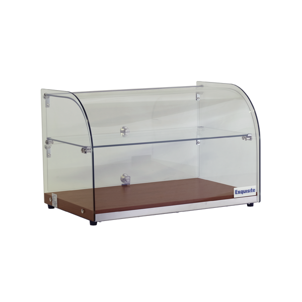 Exquisite CD45 Walnut - Two Tier Ambient Cake Display