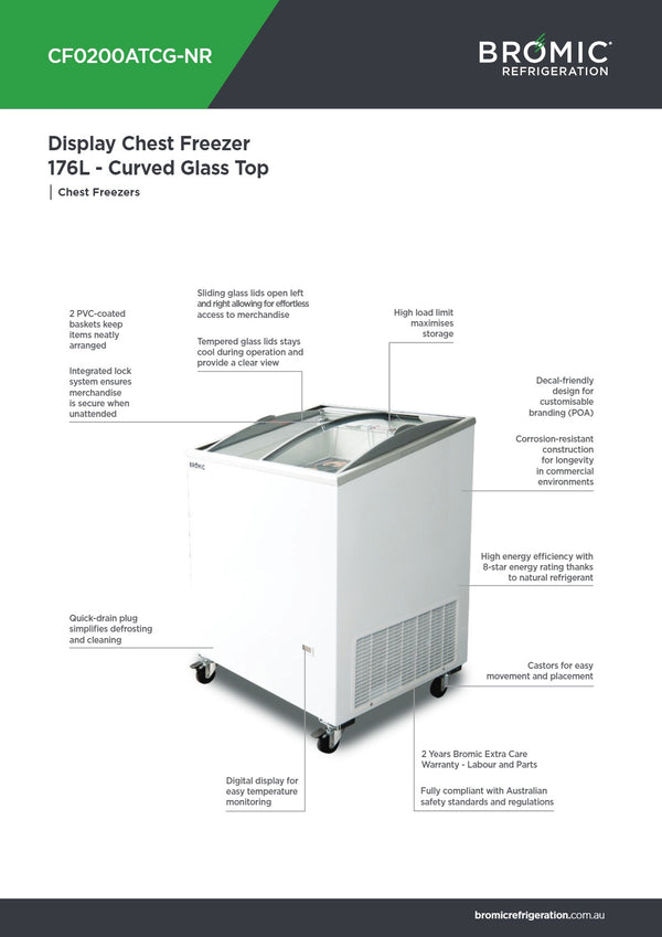 Bromic CF0200ATCG-NR - Chest Freezer