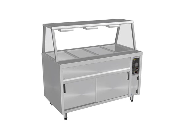 Culinaire CH.BMH.I.GA.4 - Bain Marie Island With A Frame Gantry