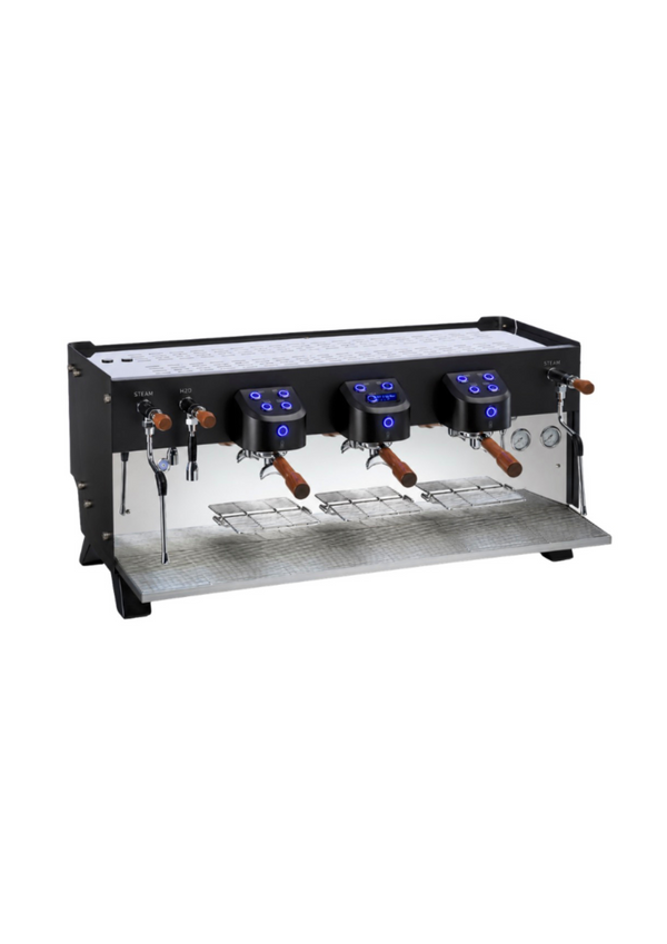 La Carimali Glow 3 Group & X010-OD Grinder Package in Black + Precision Accessories