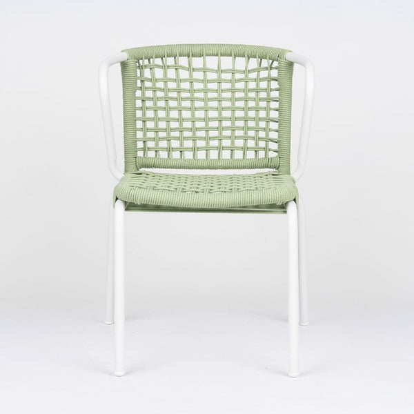 Como Stackable Rope Outdoor Arm Chair
