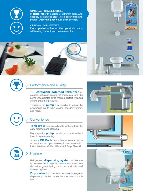 Carpigiani ECOWIP/G - Whipped Cream Machine