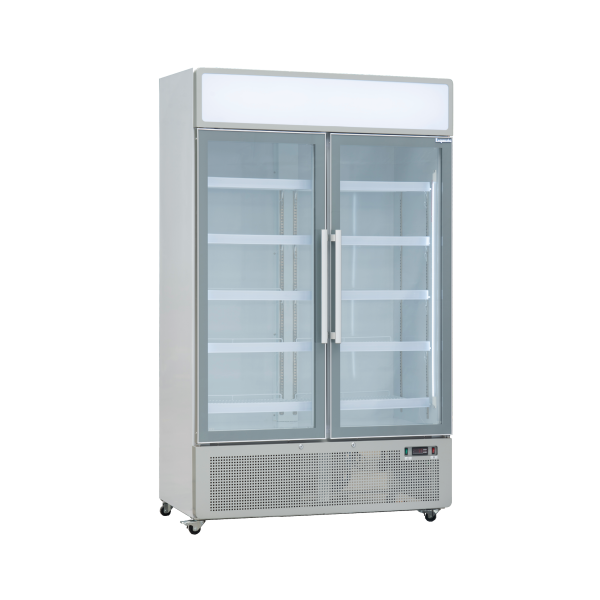 Exquisite DC880P White Two Door Upright Fridge