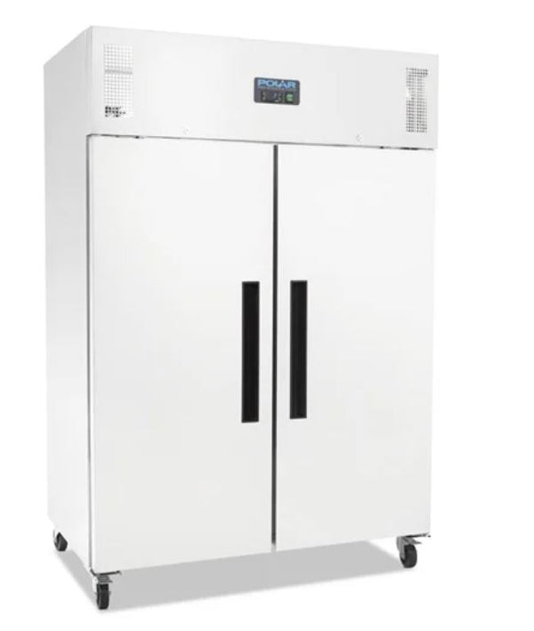 Polar DL898-A G-Series 2 Solid Door Fridge - White