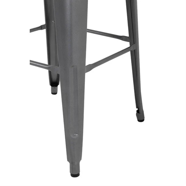 Bolero DM934 - Four Steel Bistro High Stools