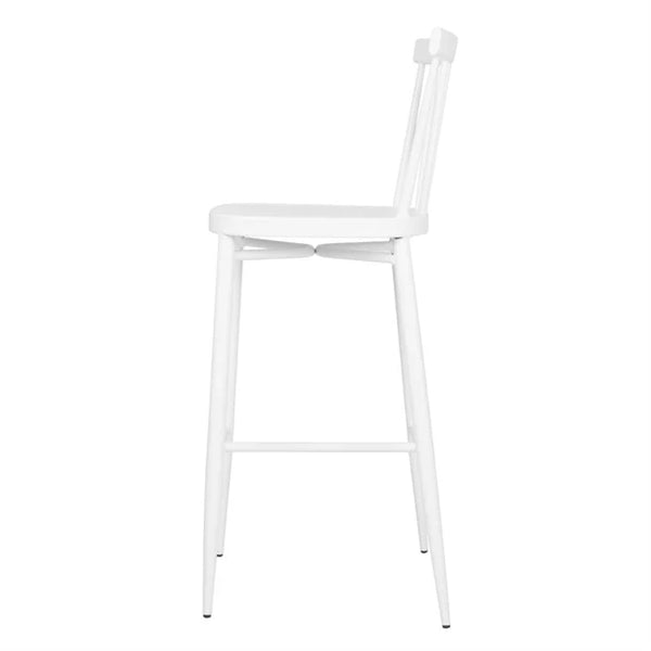 Bolero DP719 - Two Windsor White Aluminium Stools